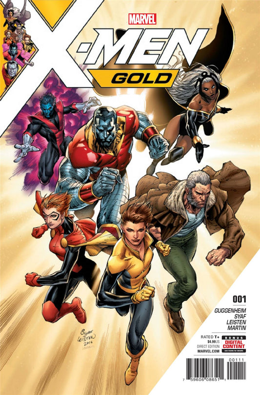 X-men Gold #1 Marvel Comics Book