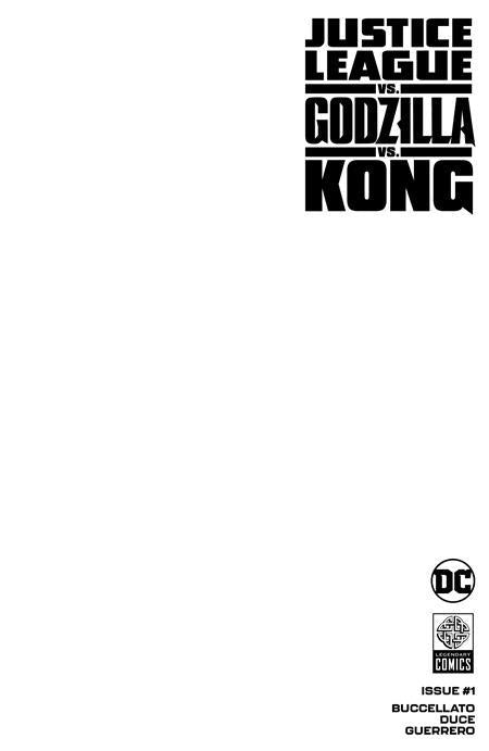 Justice League Vs Godzilla Vs Kong #1 (of 7) Cvr D Blank Card Stock Var DC Comics Comic Book