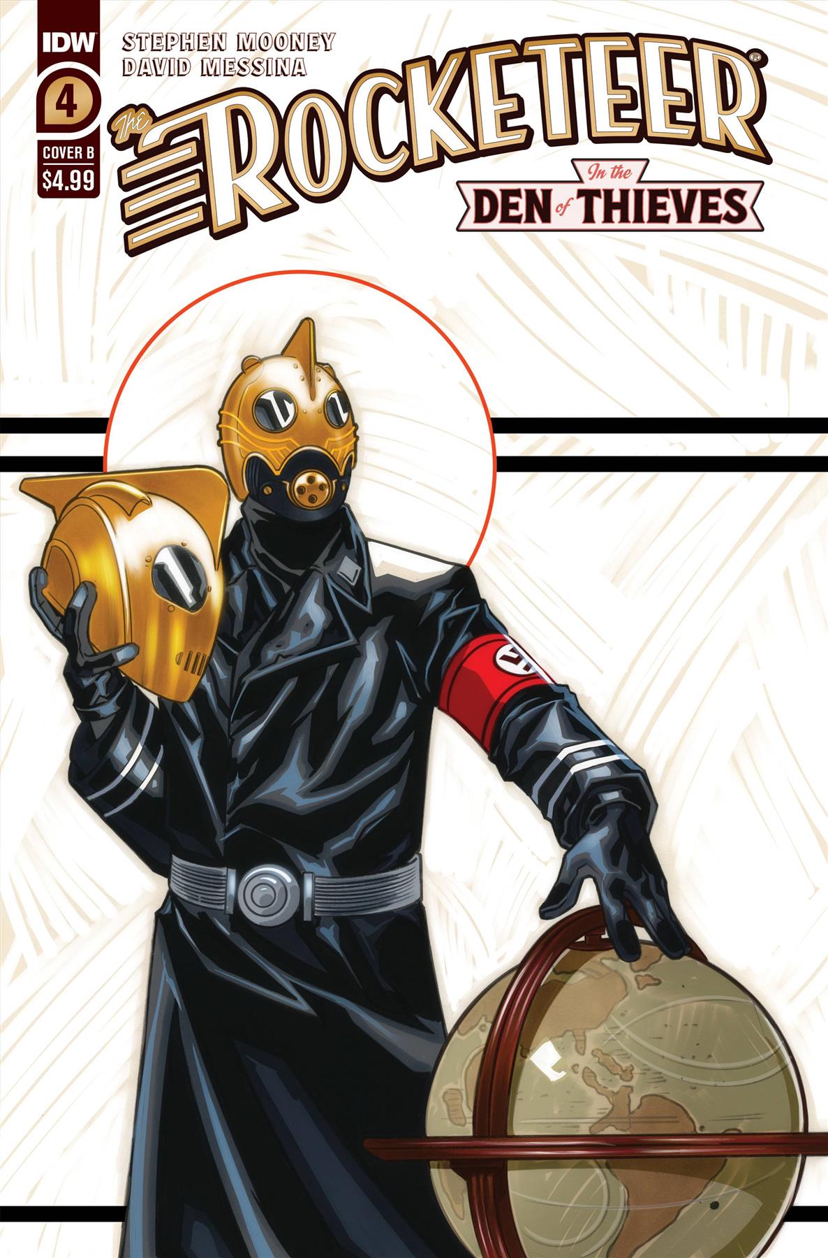 Rocketeer In The Den Of Thieves #4 Cvr B Messina Idw-prh Comic Book