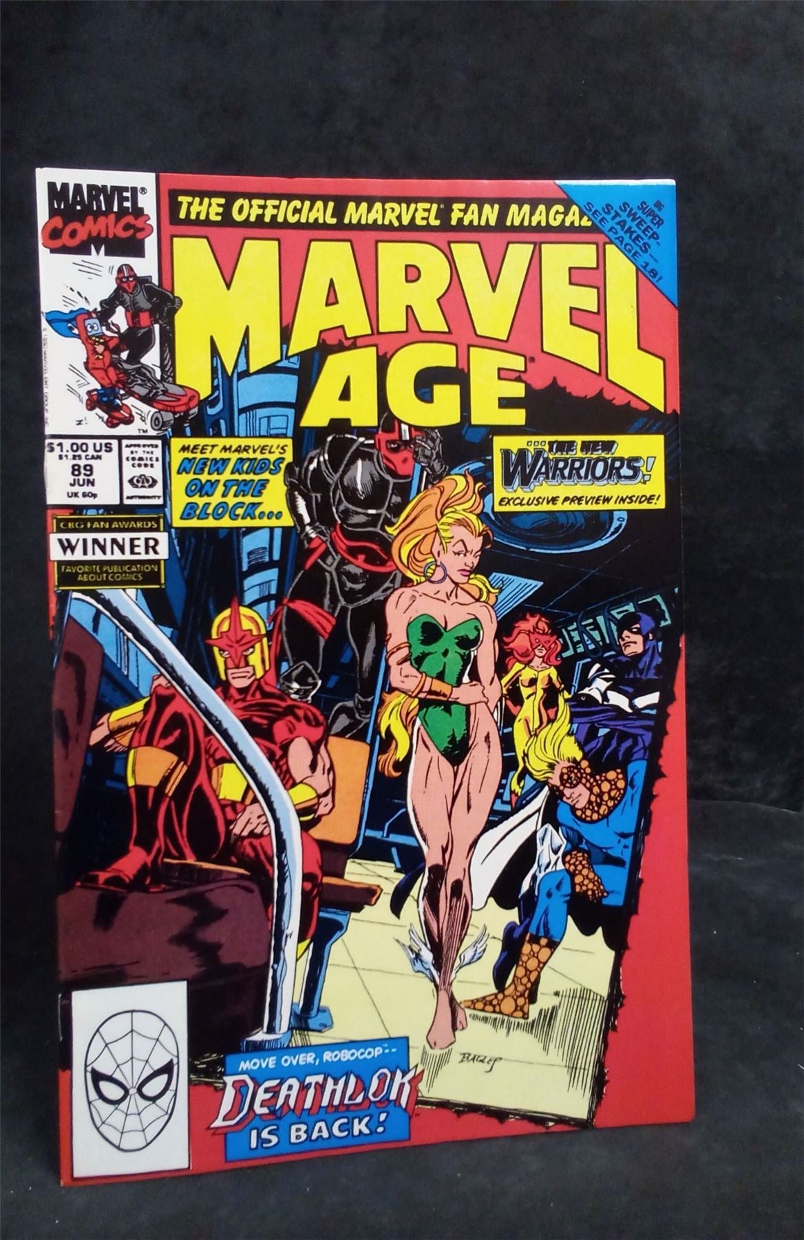 Marvel Age #89 1990 Marvel Comics Comic Book