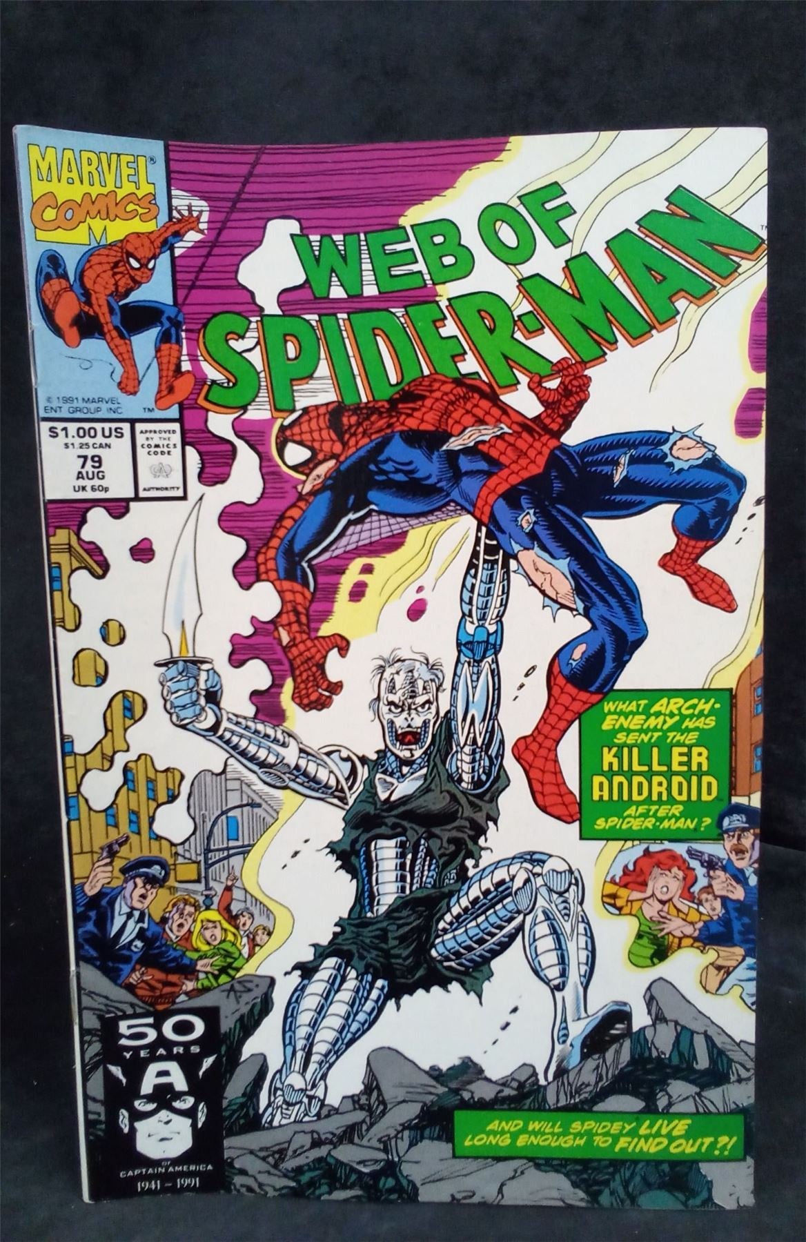 Web of Spider-Man #79 1991 Marvel Comics Comic Book