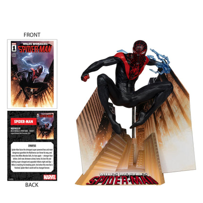 Mcfarlane Marvel Wv2 Miles Morales 1 1/10 Scale Fig (net) (c