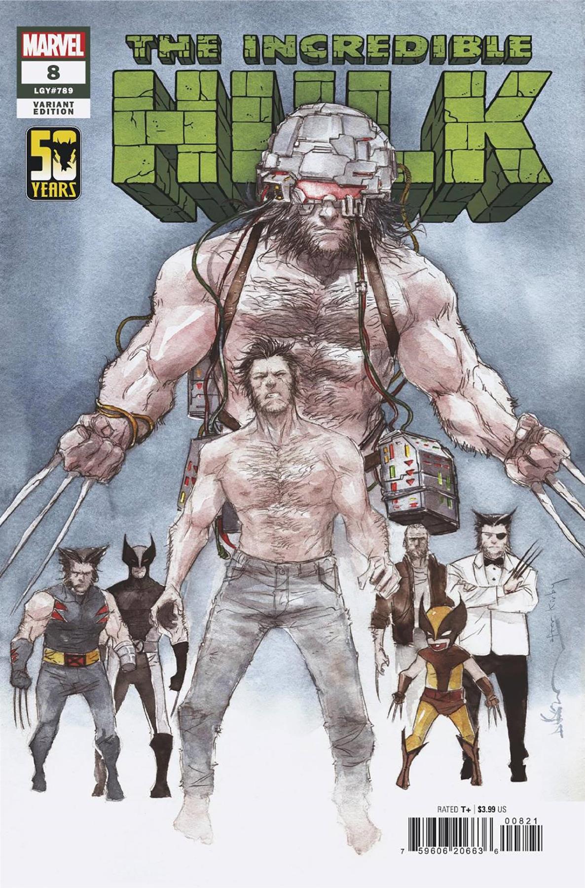 Incredible Hulk #8 Nguyen Wolverine Wolverine Wolverine Var (Nguyen Wolverine Wolverine Wolverine Var) Marvel Prh Comic Book 2024