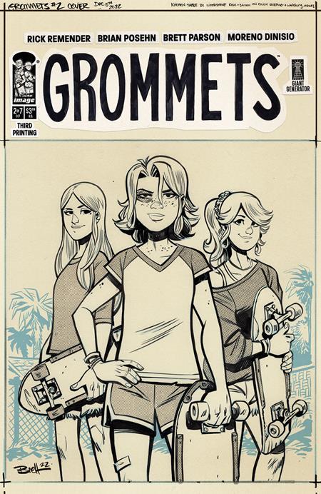 Grommets #2 Third Printing Image Comics Comic Book