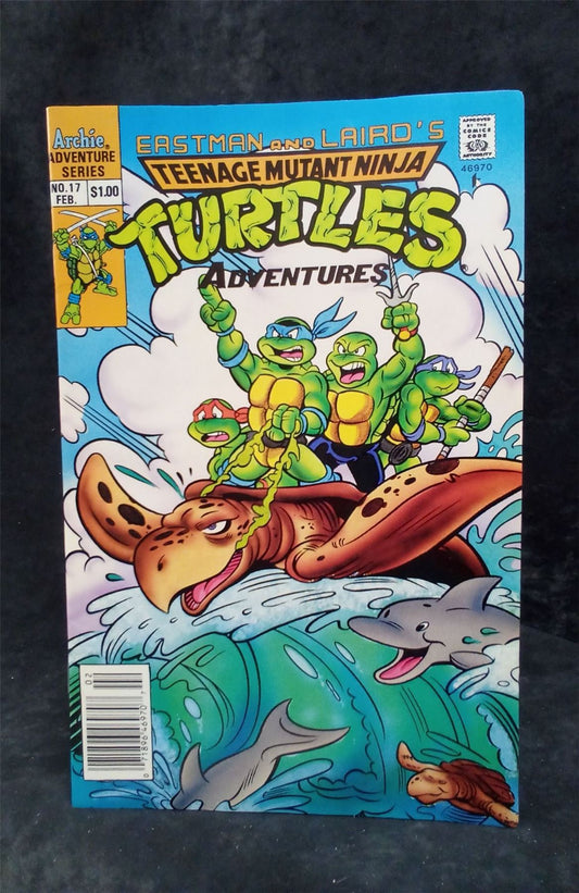 Teenage Mutant Ninja Turtles Adventures #17 1991 archie comics Comic Book
