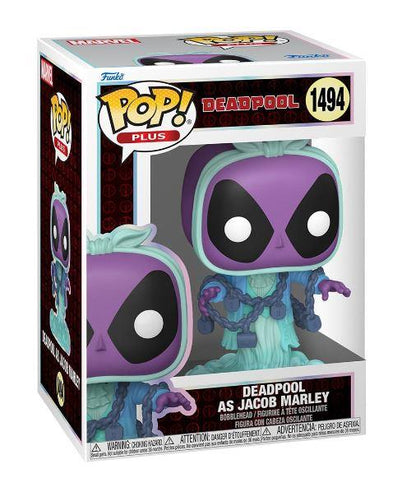 Funko POP Deadpool Literary Classics Deadpool as Jacob Marley #1494 Vinyl Figure
