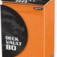 BCW 80 card Deck Vault Orange