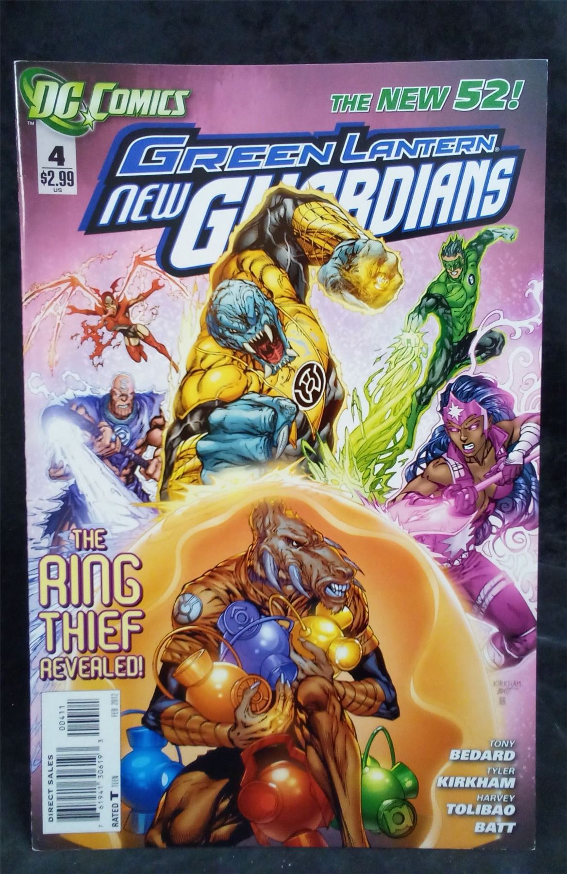 Green Lantern: New Guardians #4 2012 DC Comics Comic Book