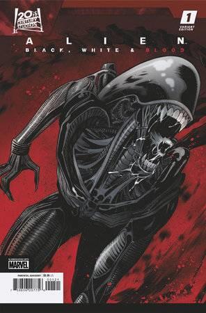 Alien Black White Blood #1 Elena Casagrande Var Marvel Prh Comic Book 2024