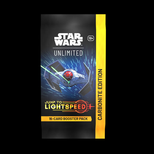 Star Wars Unlimited TCG Jump to Lightspeed Carbonite Booster Pack By Fantasy Flight Games