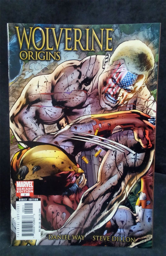 Wolverine: Origins #2 Direct Edition - 50/50 - Joe Quesada Cover 2006 Marvel Comic Book