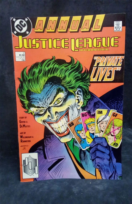 Justice League International Annual #2 1988 DC Comics Comic Book