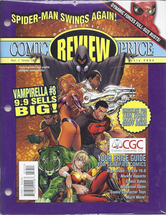 Overstreet's Comic Price Review (Volume 1, Issue 10 - July 2004) [Single Issue Magazine] Robert M. Overstreet