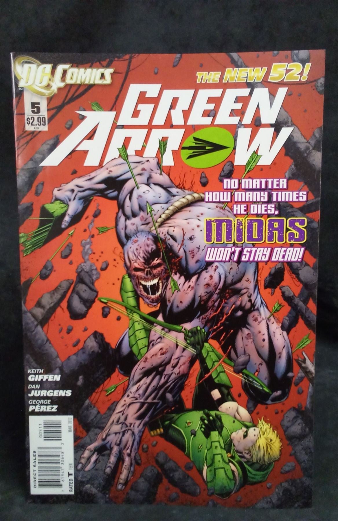 Green Arrow #5 2012 DC Comics Comic Book