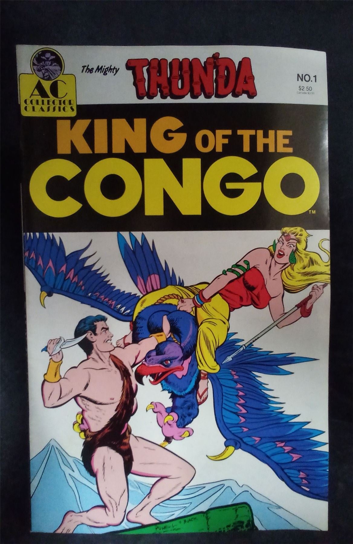 Thun'Da: King of the Congo #1 1989 AC Comics Comic Book