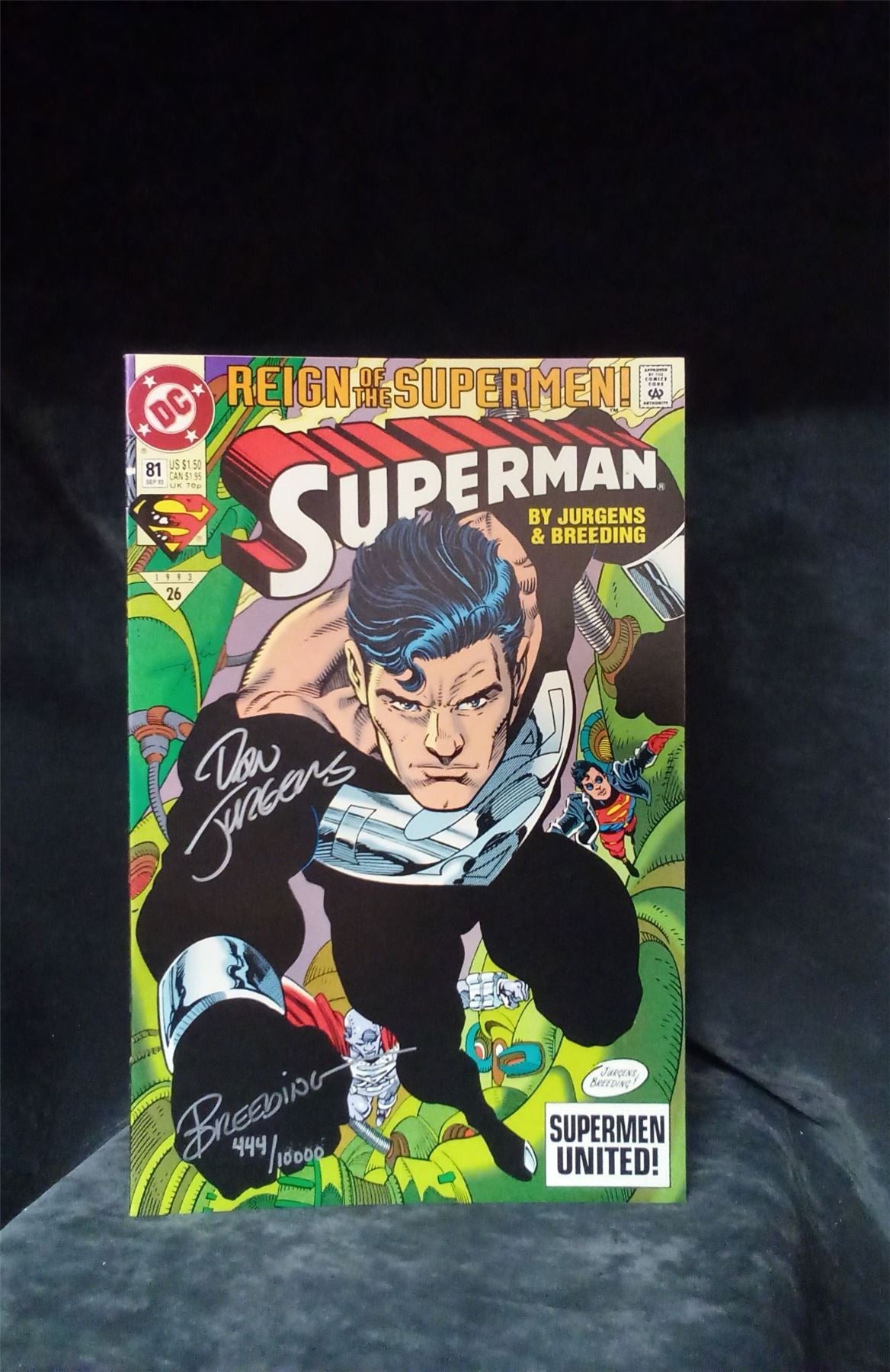 Superman #81 *signed* 1993 DC Comics Comic Book