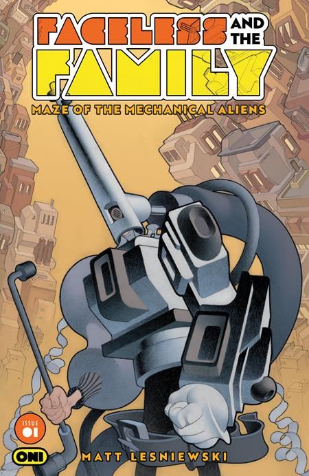 Faceless And The Family Maze Of The Mechanical Aliens #1 (of 4) Cvr A Matt Lesniewski Oni Press Comic Book