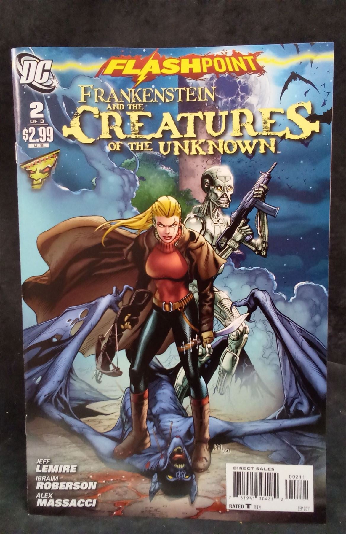Flashpoint: Frankenstein and the Creatures of the Unknown #2 2011 DC Comics Comic Book