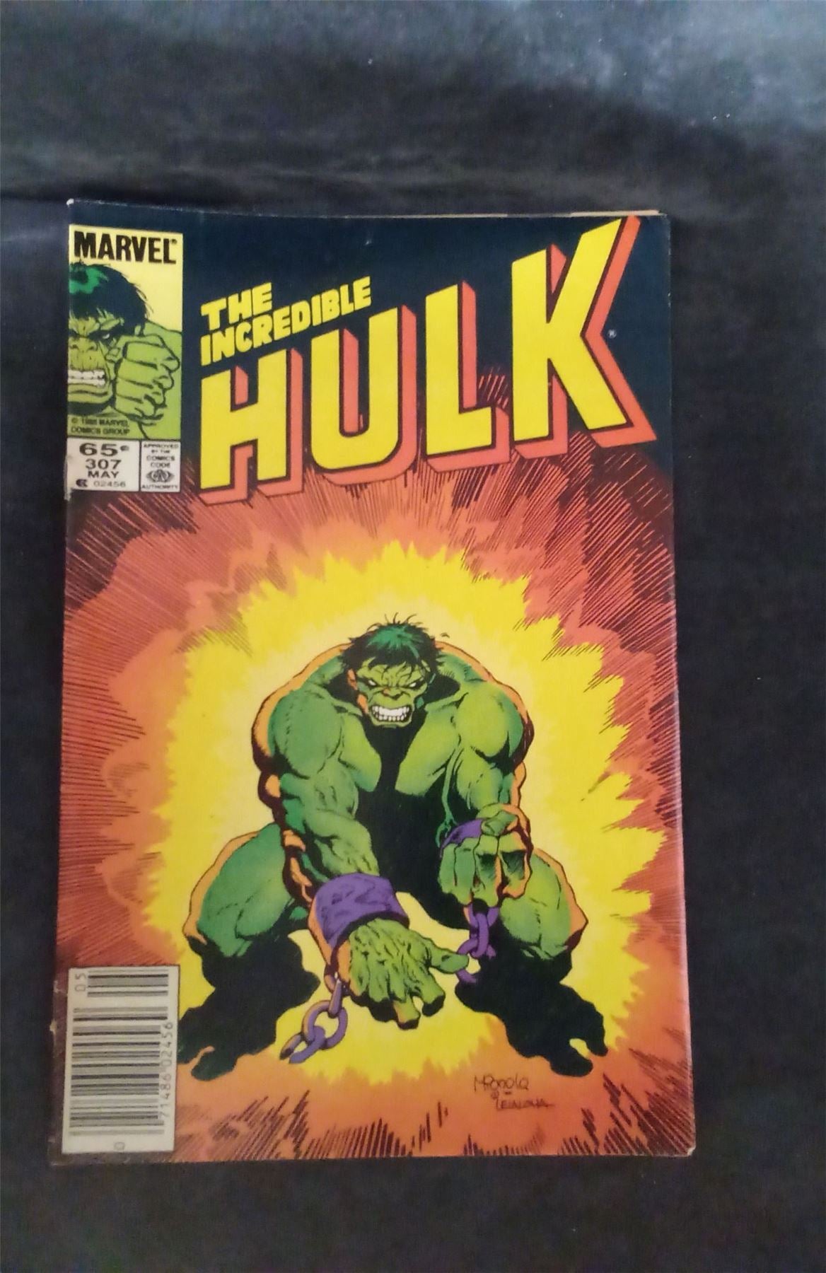 The Incredible Hulk #307 1985 marvel Comic Book