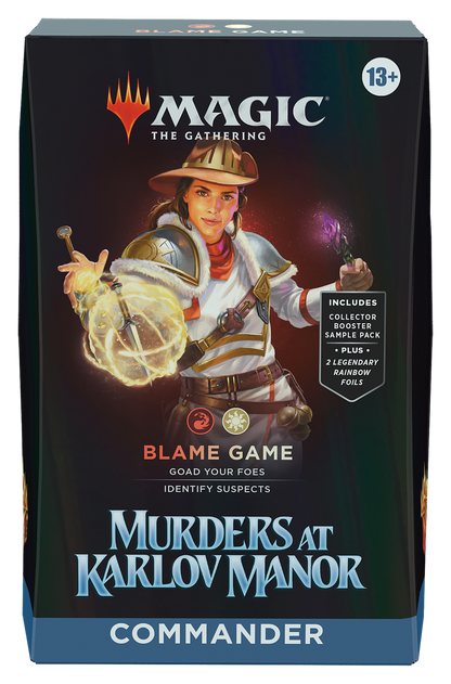 Magic the Gathering Murders at Karlov Manor Commander Deck ( 4 Types )