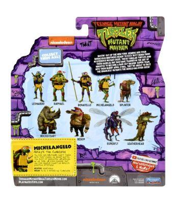 Teenage Mutant Ninja Turtles Mutant Mayhem Michelangelo Action Figure by Playmates