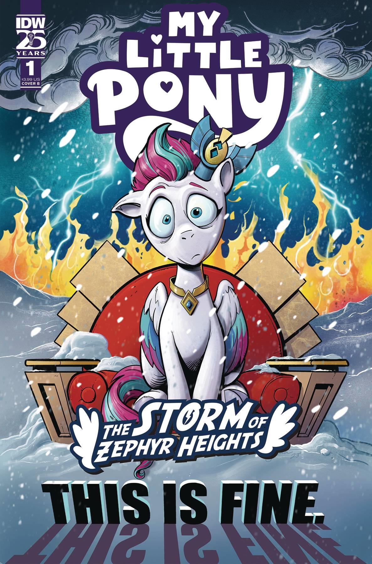 Mlp Storm Of Zephyr Heights #1 Cvr B Price Idw-prh Comic Book