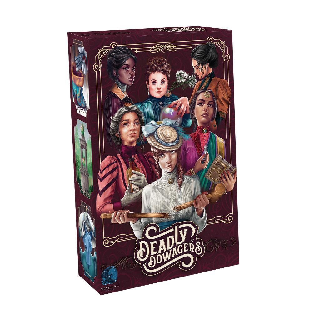 Deadly Dowagers (Vertical art box) By Tabletop Tycoon Board Game
