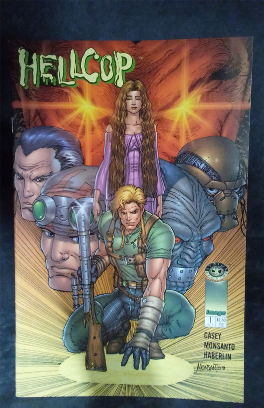 Hellcop #1 Gilbert Monsanto Cover 1998 Image Comics Comic Book