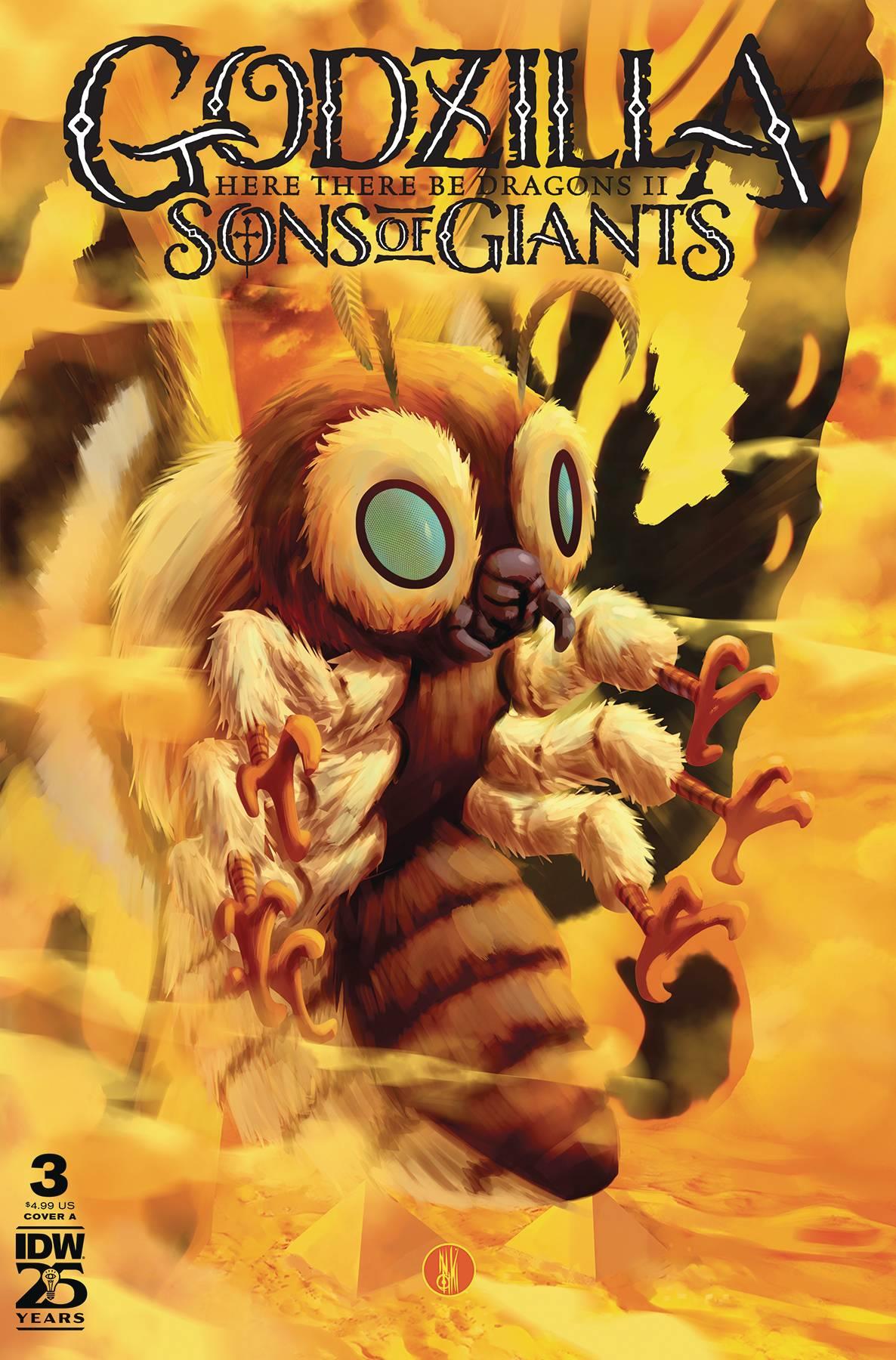 Godzilla Here There Be Dragons Ii Sons Of Giants #3 Cvr A Idw-prh Comic Book