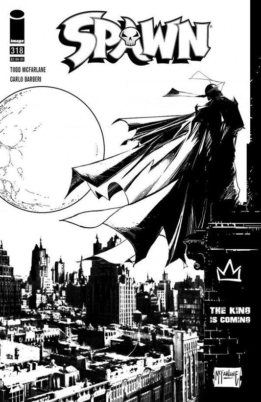 Spawn #318 Cvr D Capullo/Mcfarlane Var 1:5 Inc B&W Image Comics Comic Book