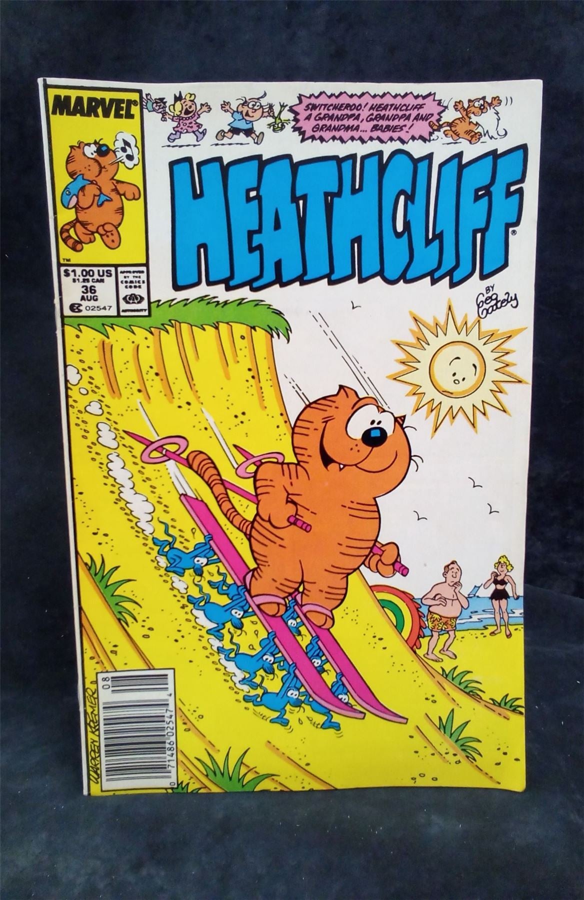 Heathcliff #36 1989 Marvel Comics Comic Book
