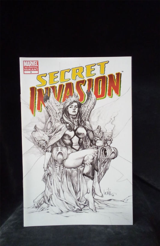 Secret Invasion #3 Third Print Cover 2008 Marvel Comic Book