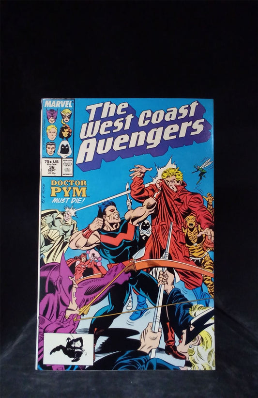 West Coast Avengers #36 1988 Marvel Comics Comic Book