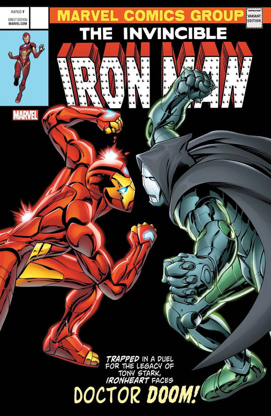 Invincible Iron Man #593 Davis Lh Var Leg (Davis Lh Var Leg) Marvel Comics Comic Book