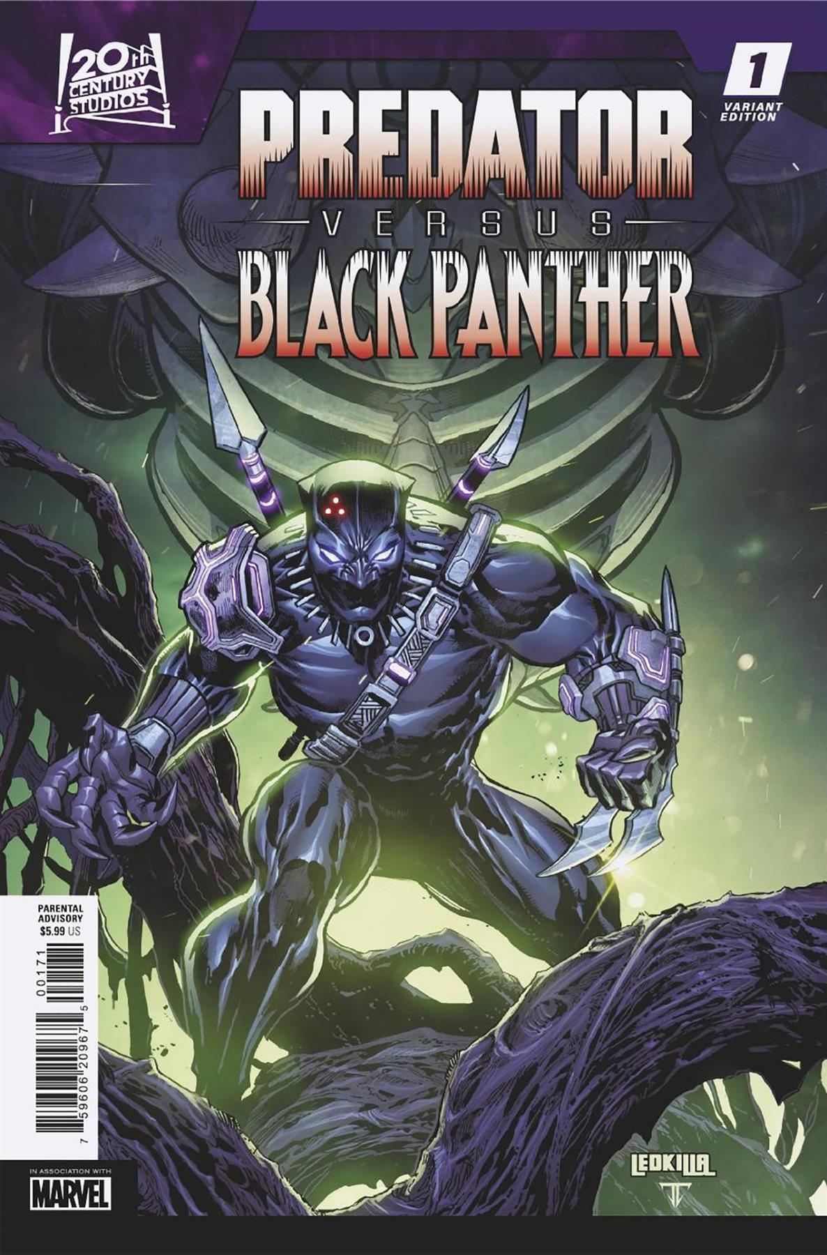 Predator Vs Black Panther #1 (of 4) Ken Lashley Var Marvel Prh Comic Book