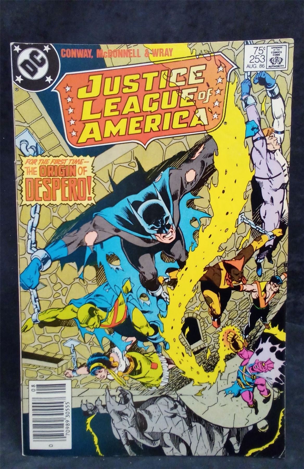 Justice League of America #253 Newsstand Edition 1986 DC Comics Comic Book