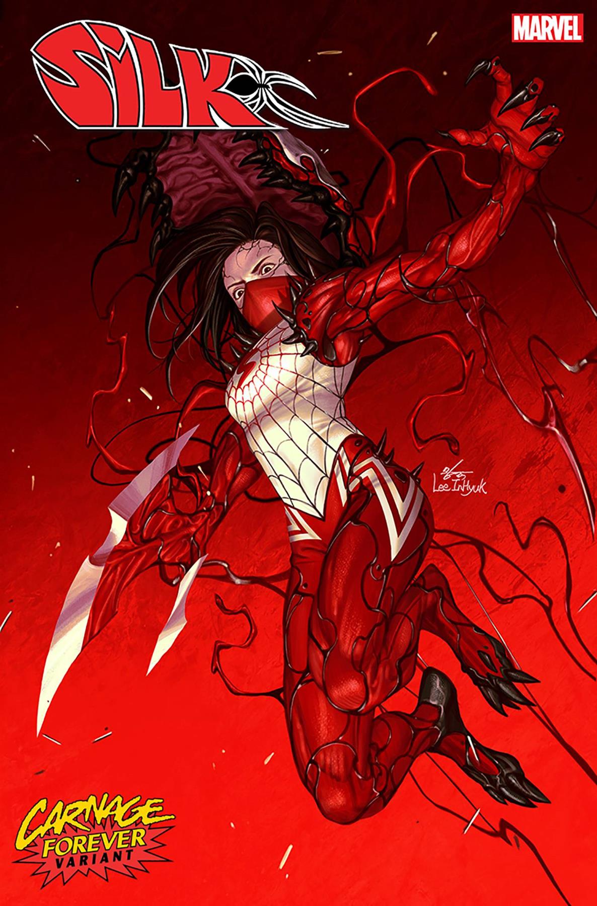 Silk #3 Inhyuk Lee Carnage Forever Var (Inhyuk Lee Carnage Forever Var) Marvel Prh Comic Book 2022