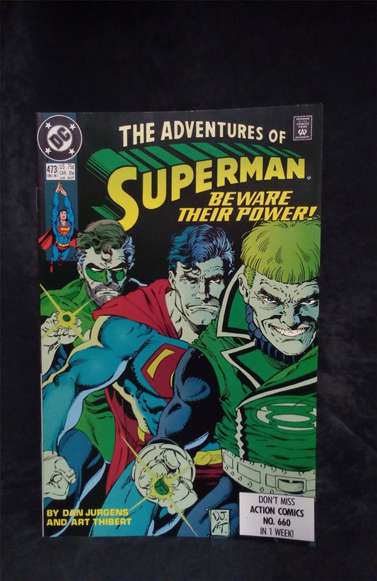 Adventures of Superman #473 1990 DC Comics Comic Book