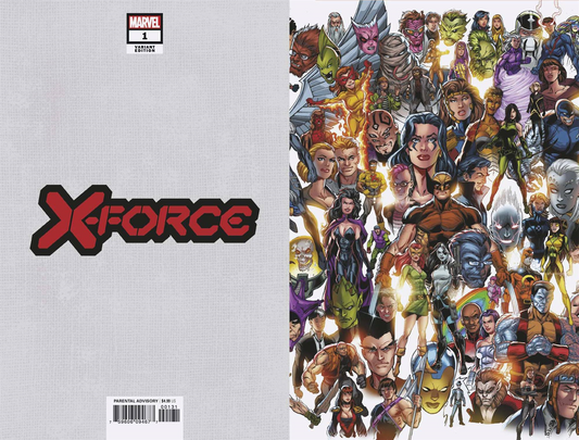 X-force #1 Bagley Every Mutant Ever Var Dx (Bagley Every Mutant Ever Var Dx) Marvel Comics Comic Book