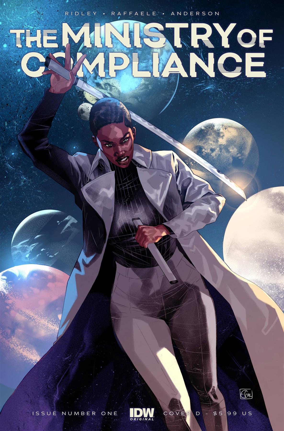 The Ministry Of Compliance #1 Cvr D Galmon Idw-prh Comic Book