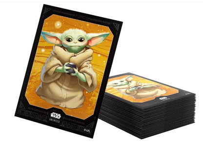 Star Wars Unlimited Legends of the Force Premium Art Sleeve Grogu By Gamegenic