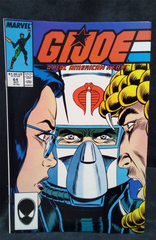 G.I. Joe: A Real American Hero #64 1987 Marvel Comics Comic Book