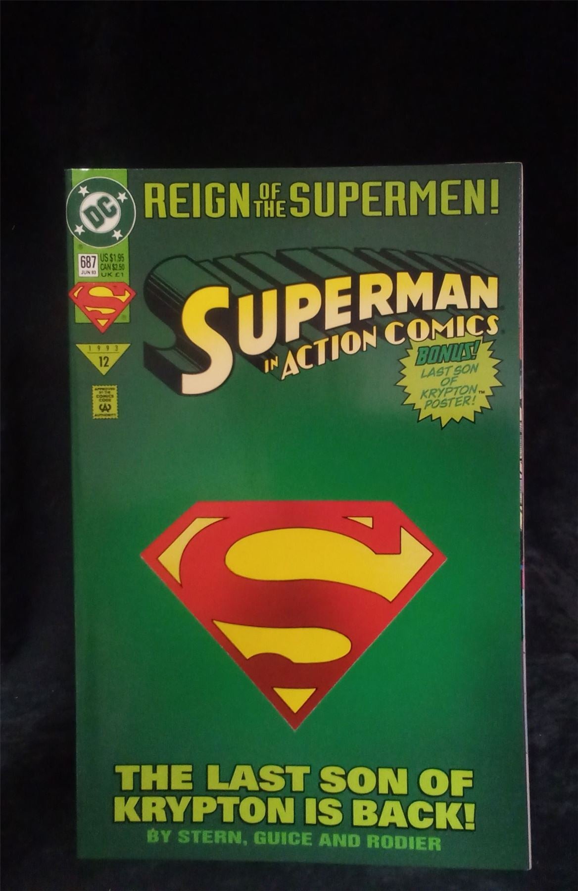 Action Comics #687 1993 DC Comics Comic Book