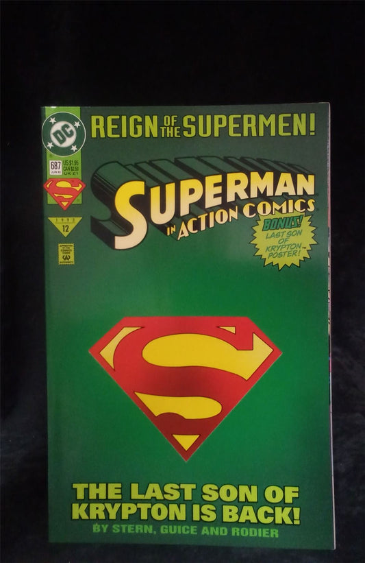 Action Comics #687 1993 DC Comics Comic Book