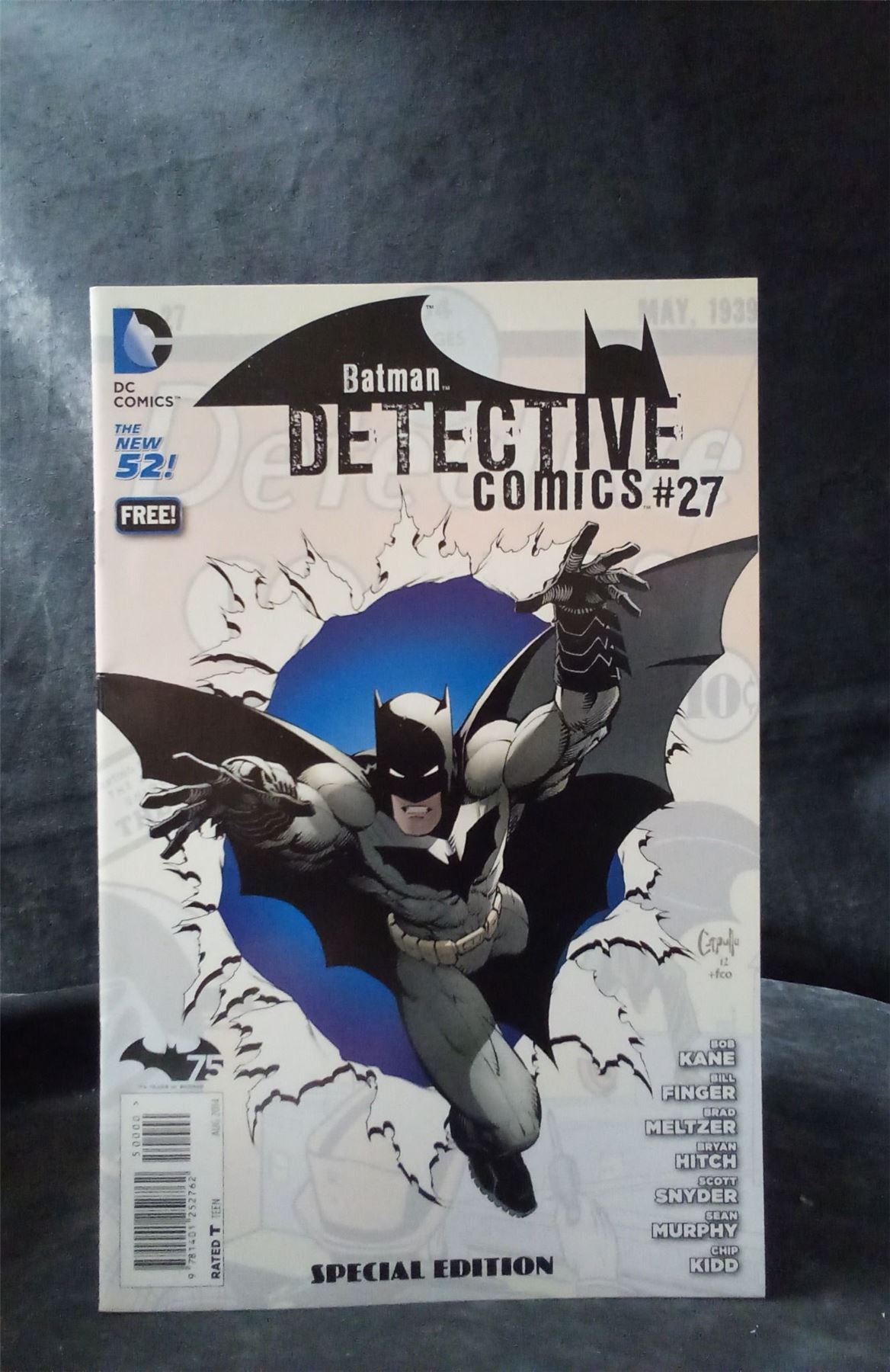 Detective Comics #27 75th Anniversary Cover 1939 DC Comics Comic Book