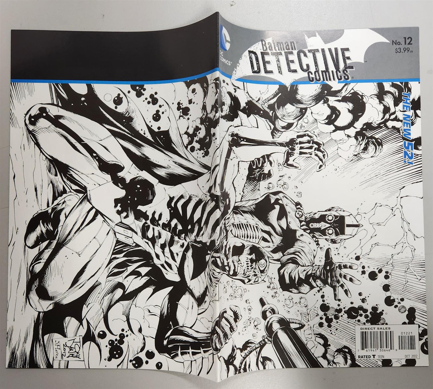Detective Comics #12 1:25 B&W Variant Comic Book