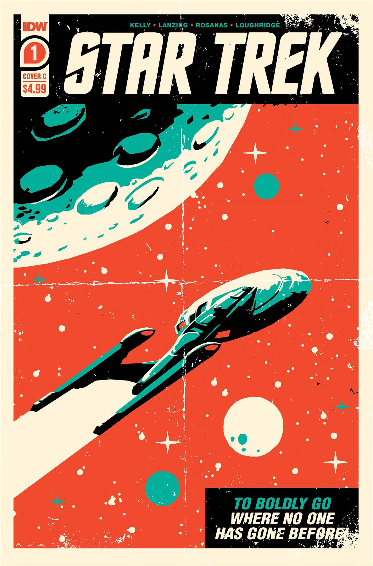 Star Trek #1 Cvr C Aja Idw Publishing Comic Book