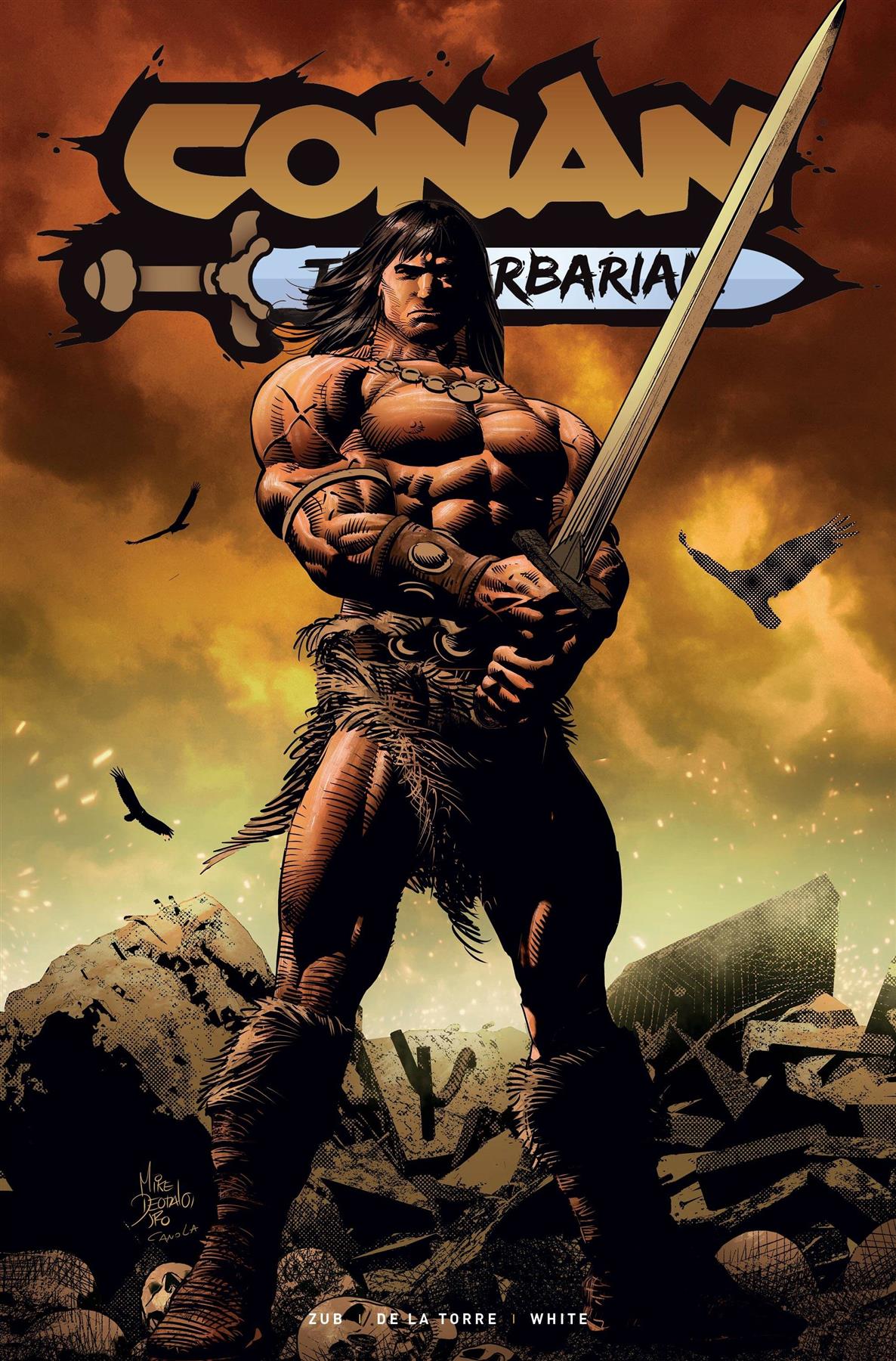 Conan Barbarian #5 Cvr A Deodato Jr (mr) Titan Comics Comic Book