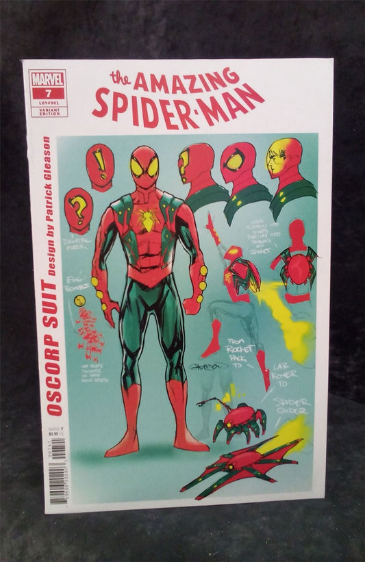 The Amazing Spider-Man #7 Variant Cover 2022 Marvel Comics Comic Book