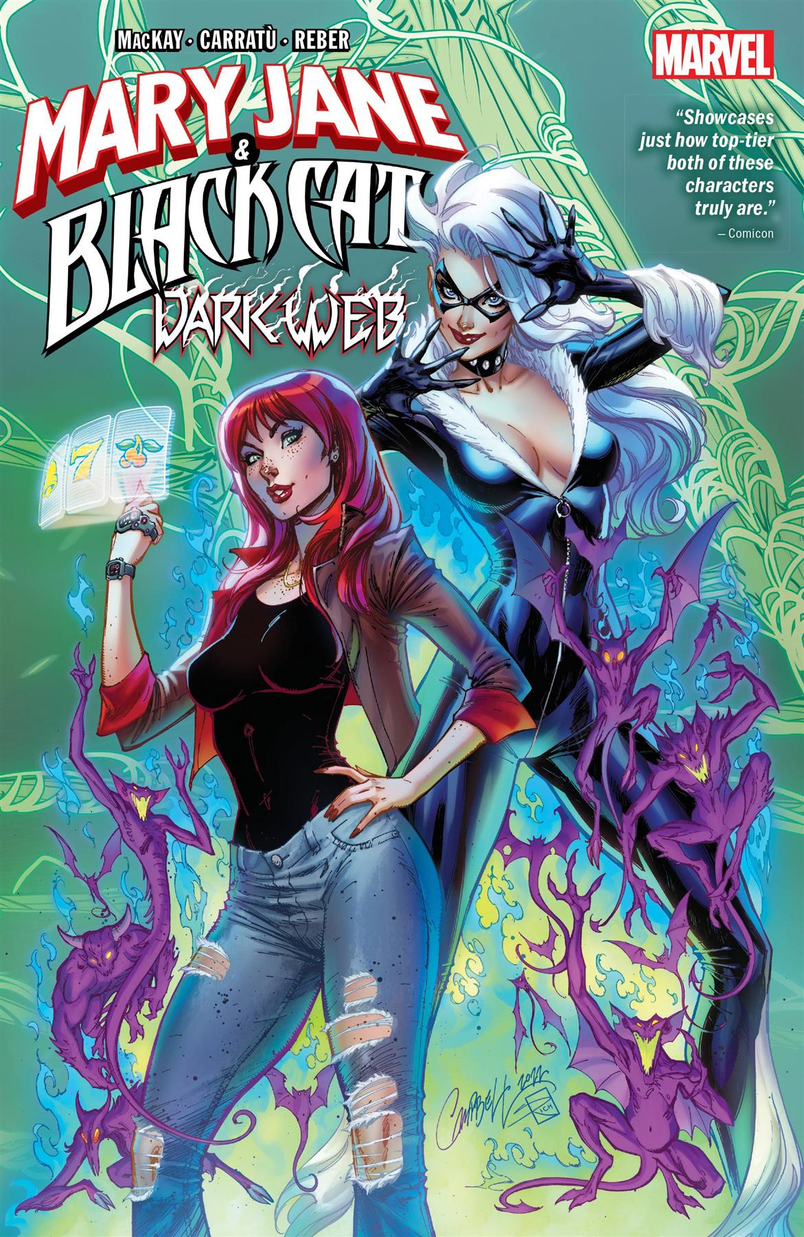 Mary Jane and Black Cat Tp Dark Web Marvel Prh Comic Book